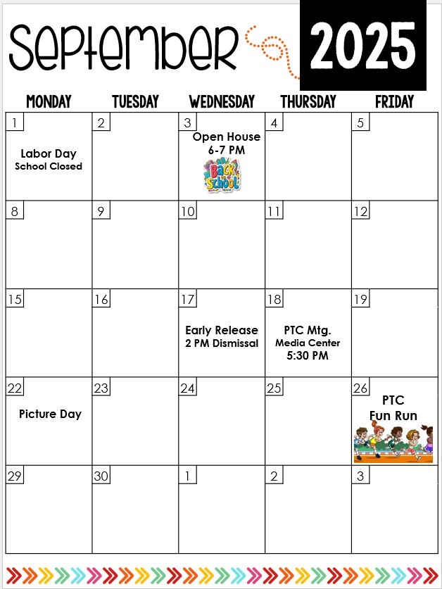 Sept 2025 Calendar